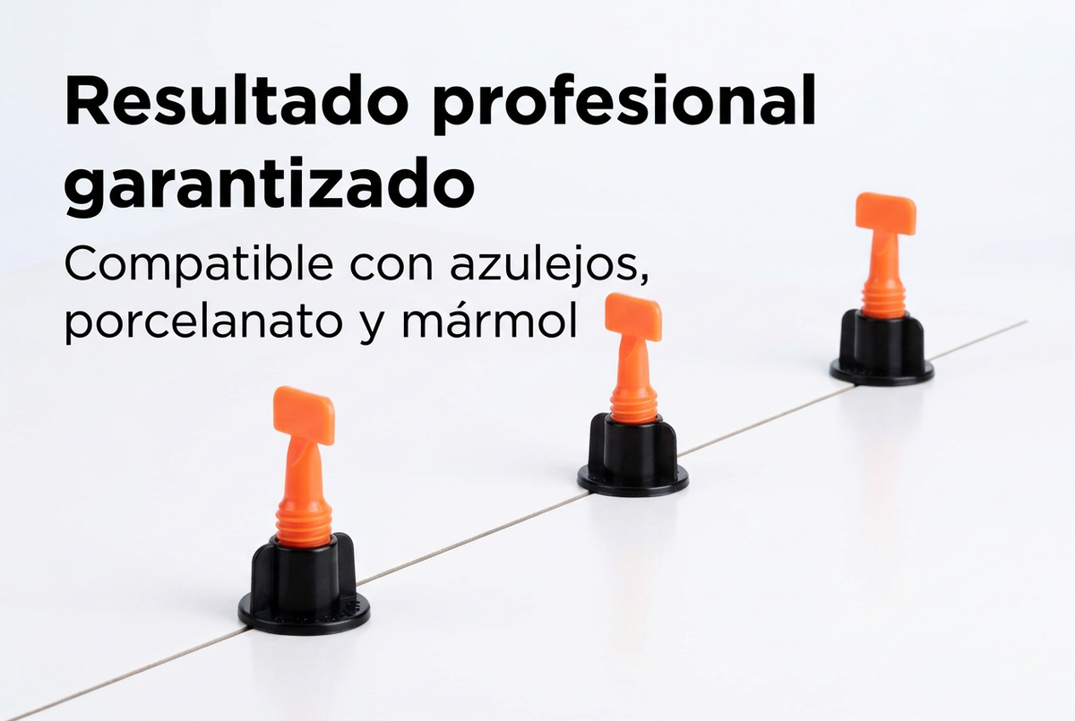 Resultado profesional garantizado - Compatible con azulejos y porcelanato